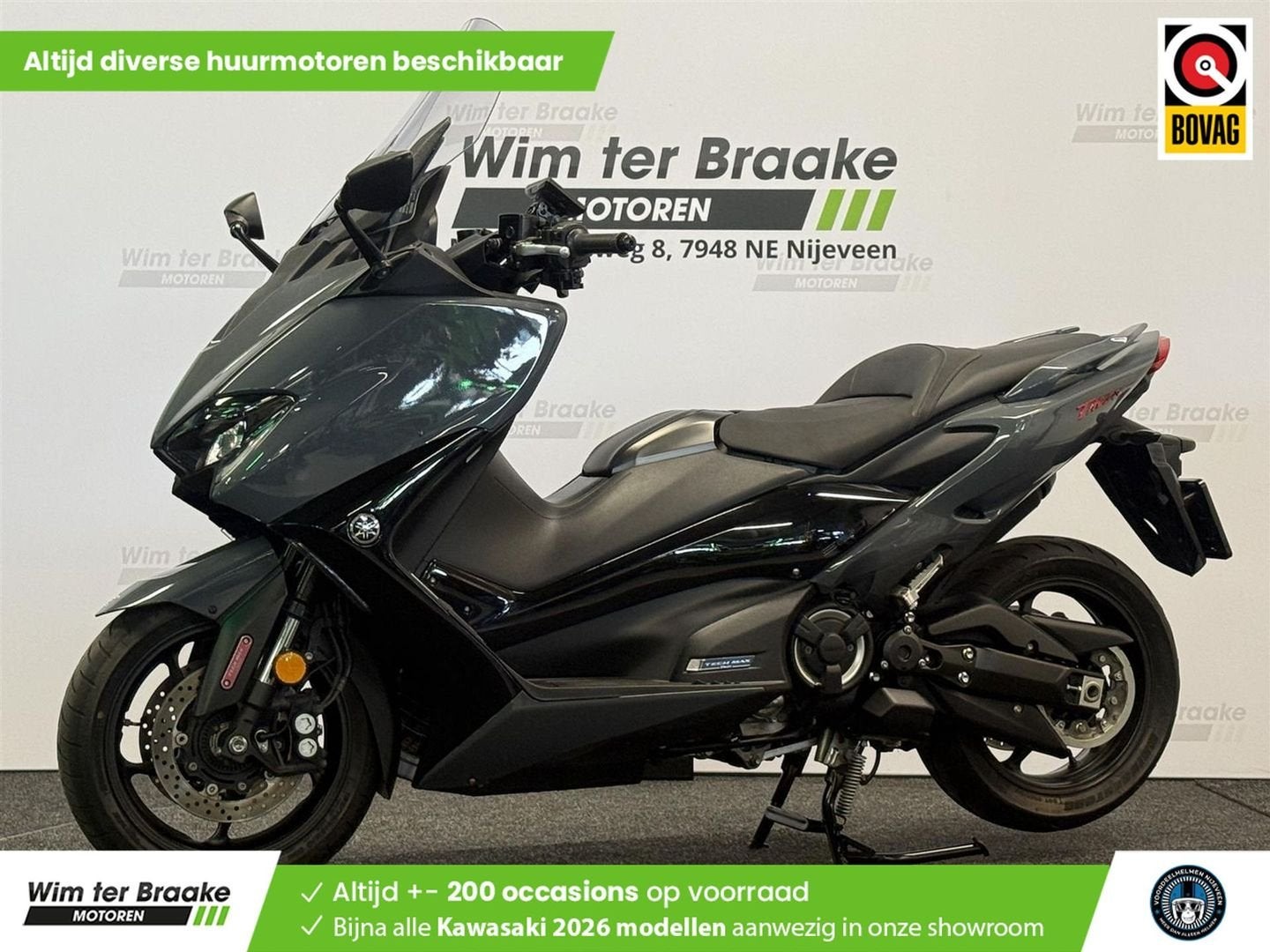 Yamaha TMAX 560 TechMAX ABS (bj 2021) 16,921 km, Motoren, 562 cc, Bedrijf, Onbekend, YAMAHA