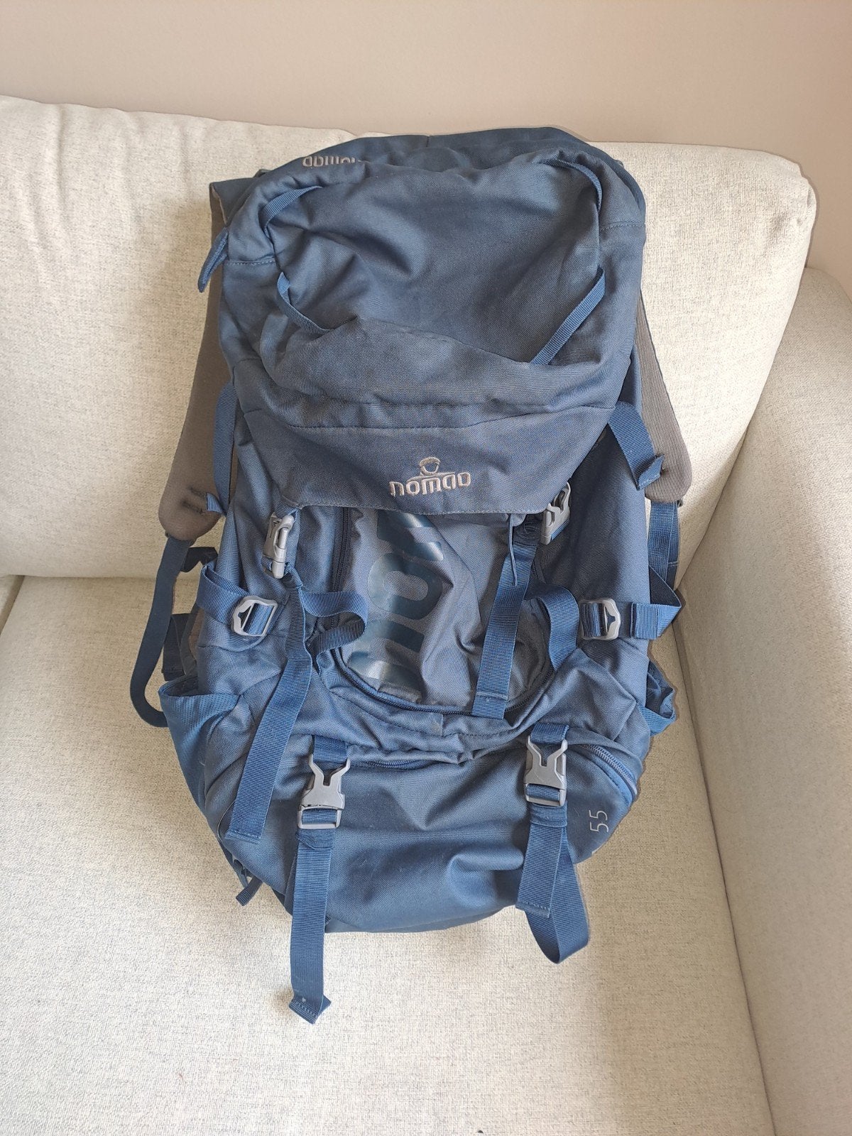 Nomad Batura 55 Trekkingrugzak met regenhoes, Gebruikt, Ophalen of Verzenden, Waterdicht, 60 cm of meer