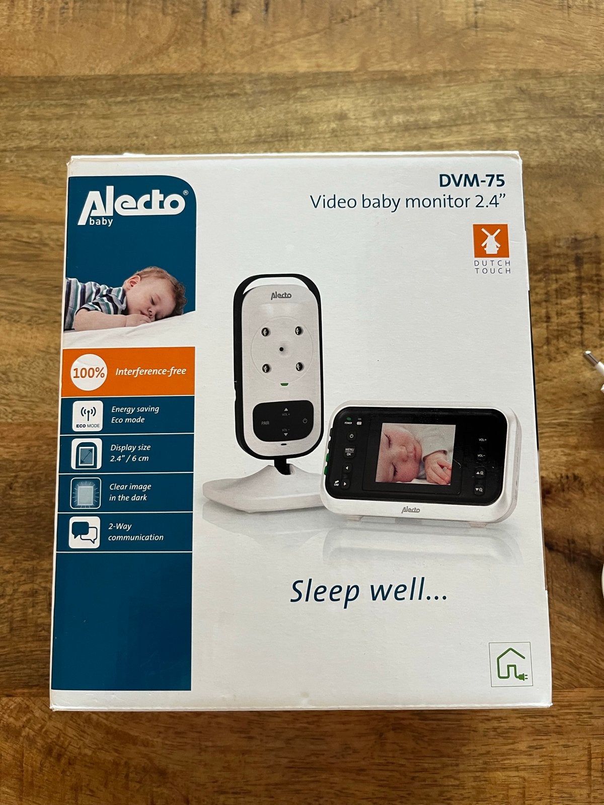 Babyfoon met Camera en Terugspreekfunctie Alecto DVM-75, Ophalen of Verzenden, Zo goed als nieuw, 250 meter of meer, Camera