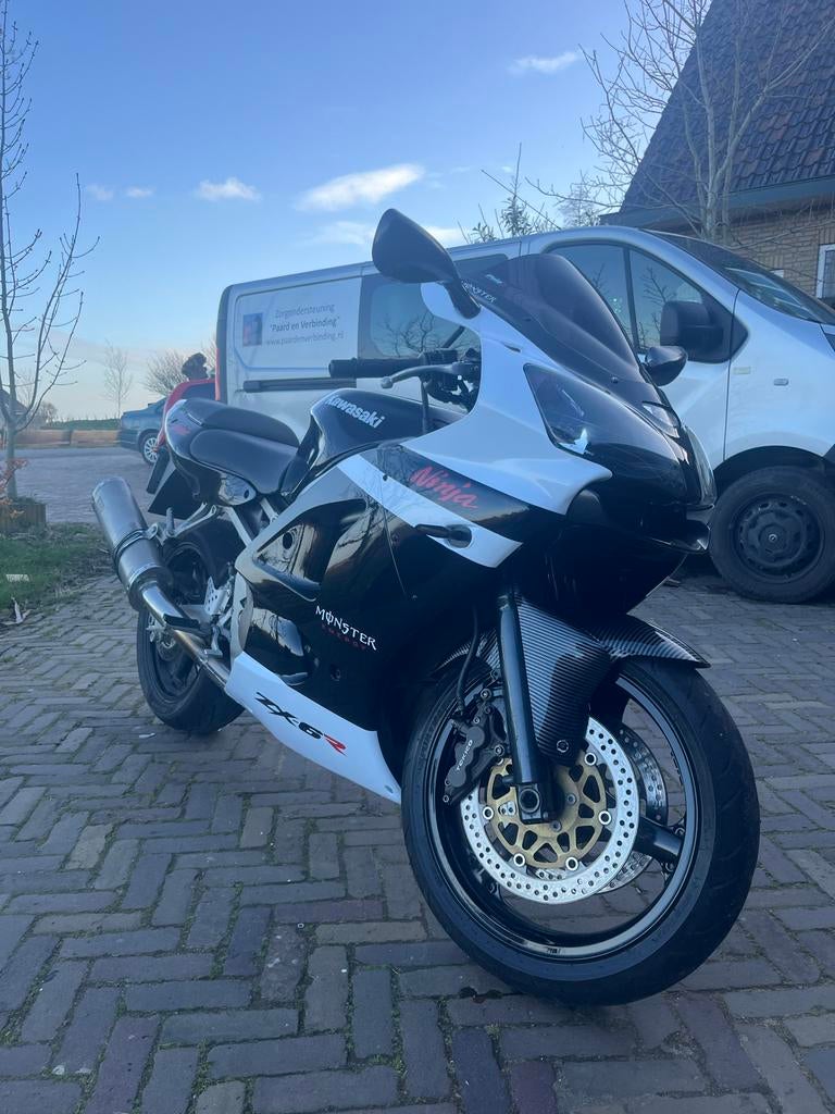 Kawasaki ZX6R 2001 A2 | 34.xxx km | MIVV |, Motoren, Motoren | Kawasaki, 4 cilinders, Meer dan 35 kW, Minimaal motorrijbewijs A2