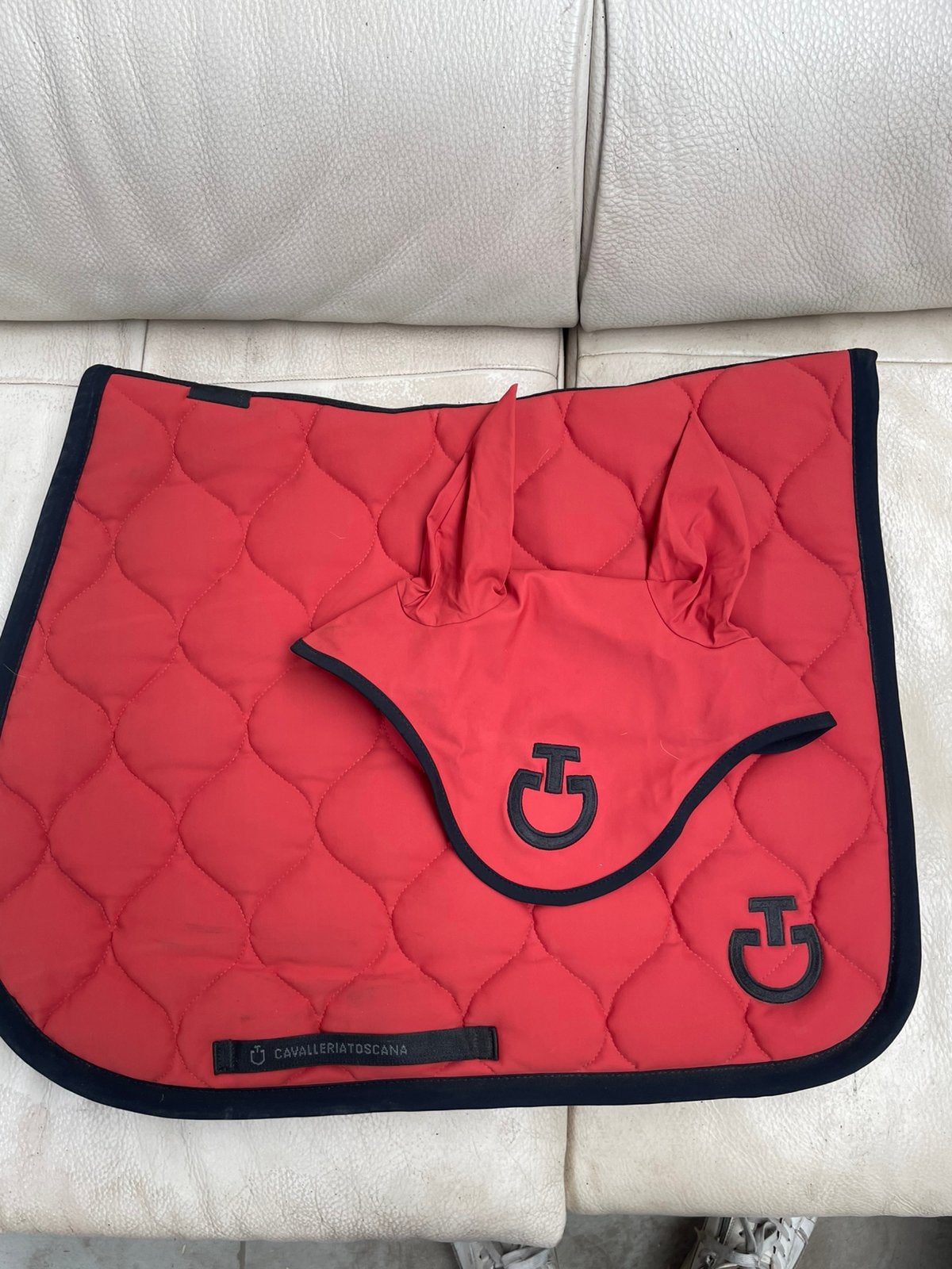 cavalleria toscana setje te koop jasje , dekje en oornetje, Dieren en Toebehoren, Paarden en Pony's | Dekens en Dekjes, Full (L)