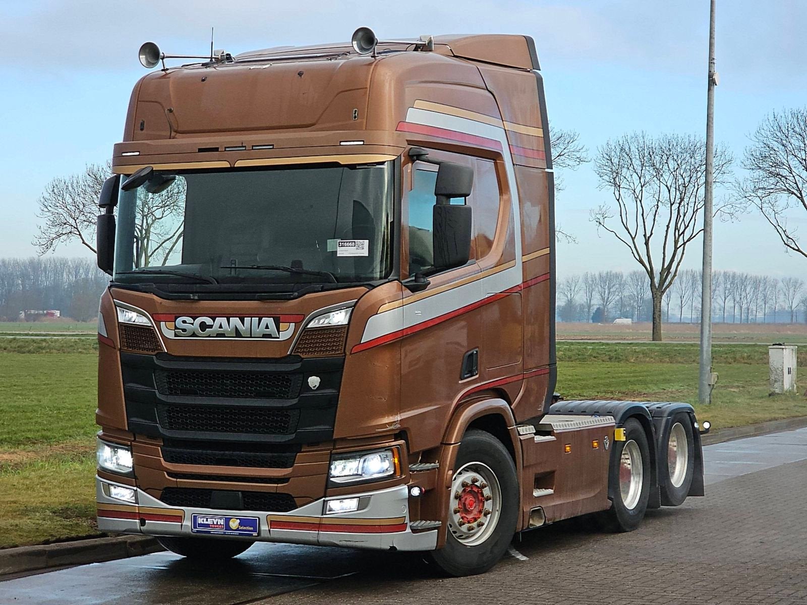 SCANIA R580 6x2 nb led leather, Automaat, Euro 6, Bedrijf, Diesel