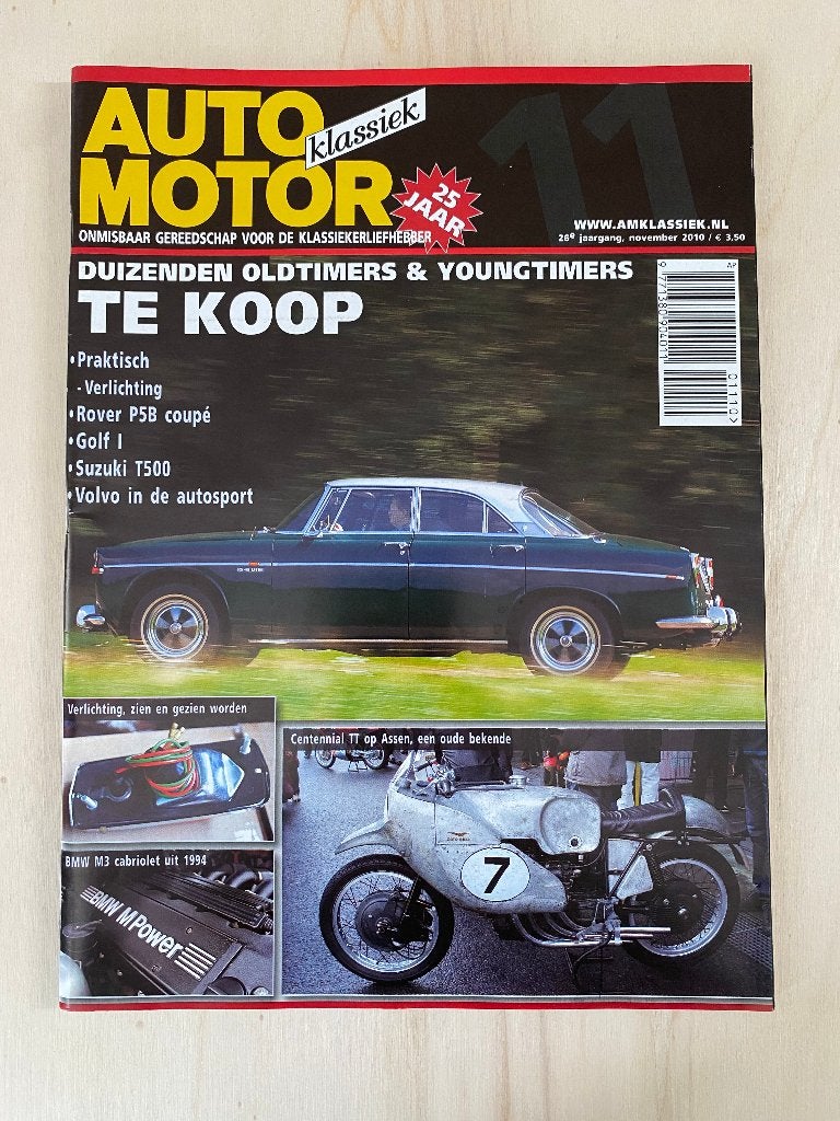 Auto Motor Klassiek 11 2010, Boeken, Ophalen of Verzenden, Gelezen, Algemeen