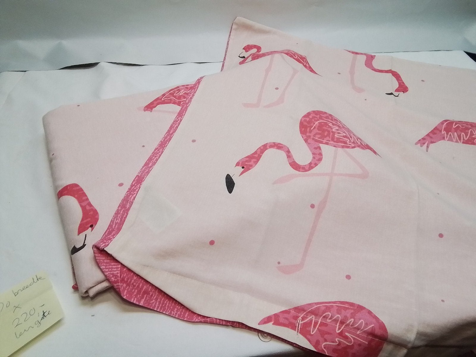 Dekbedovertrek Flamingo Roze 180x220 cm, Ophalen of Verzenden