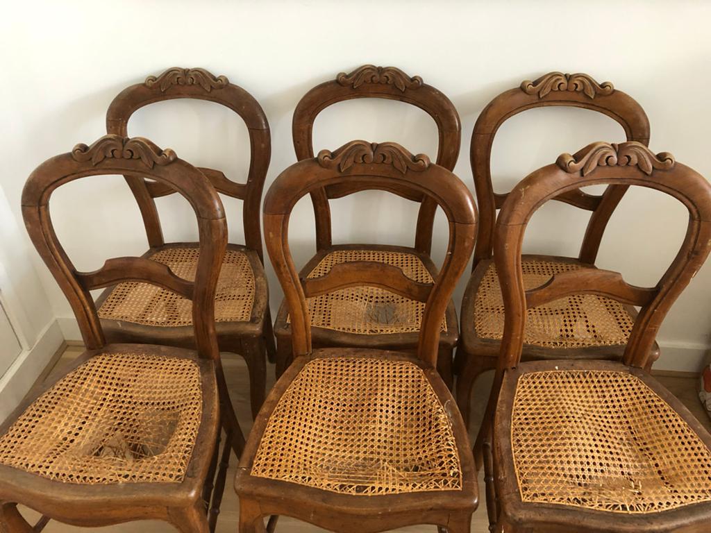Oortjes / Louis-Philippe / antieke stoelen, Ophalen