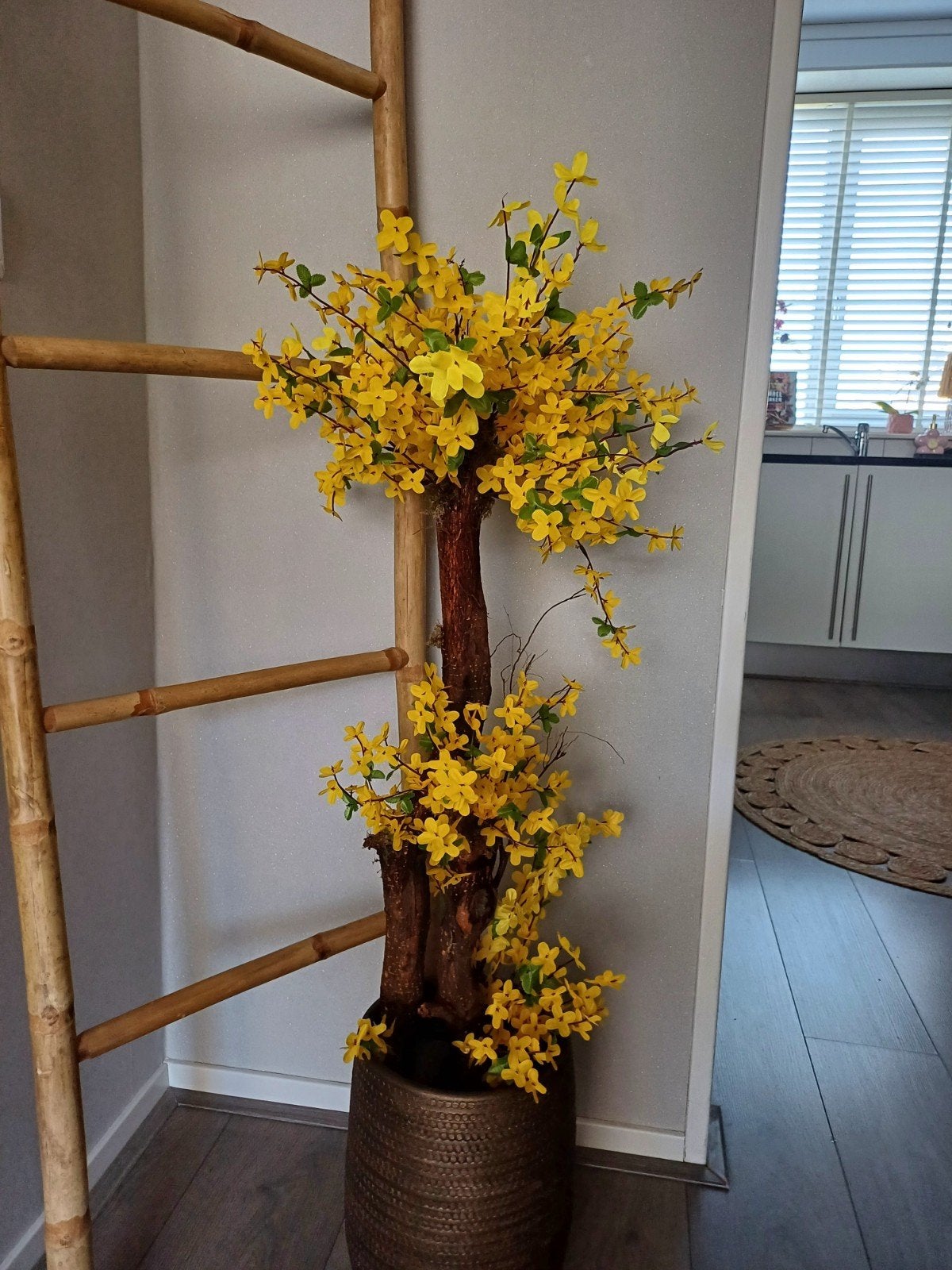Prachtige kunstplant Forsythia nieuw, Ophalen of Verzenden, Nieuw