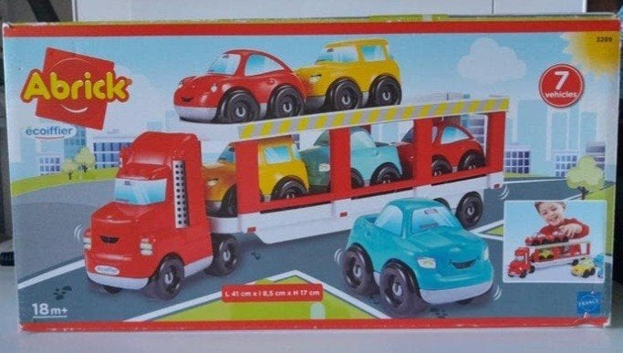 Abrick oplegger speelgoed auto's NIEUW in doos, Ophalen of Verzenden, Nieuw