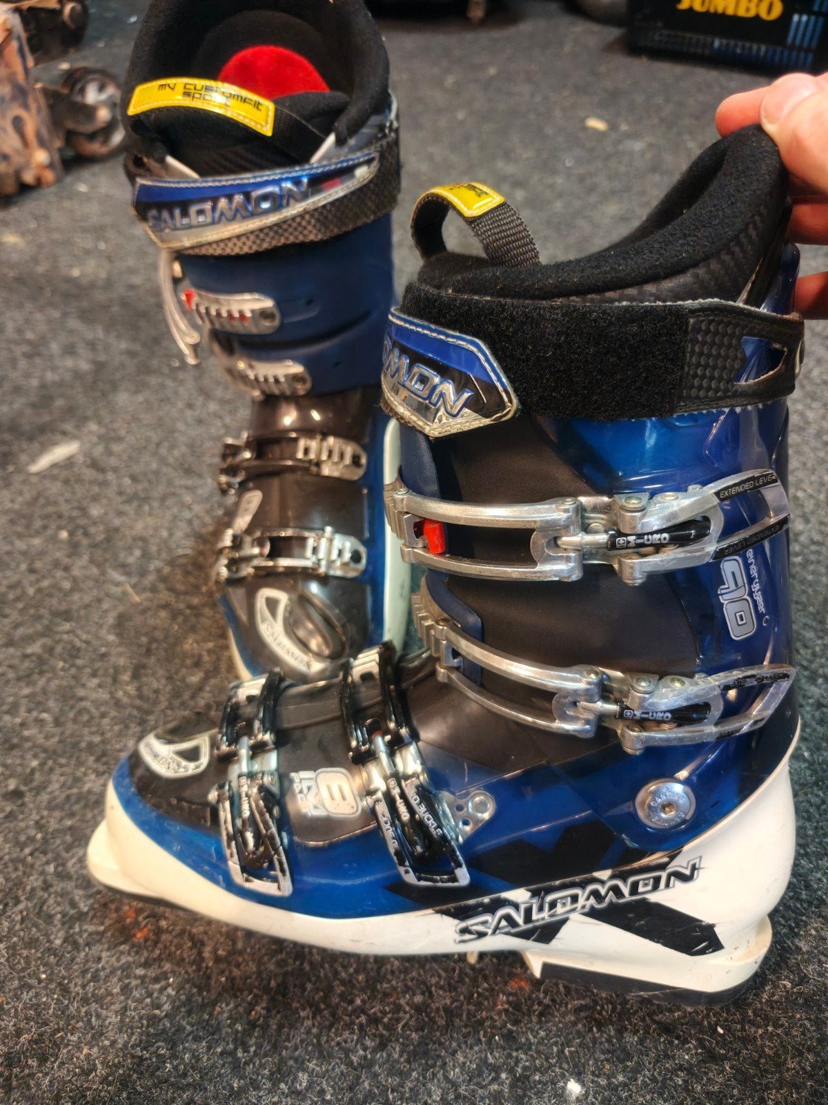 Salomon Energyzer 90 skischoenen - maat 44,5, Ophalen, 160 tot 180 cm, Gebruikt, Schoenen