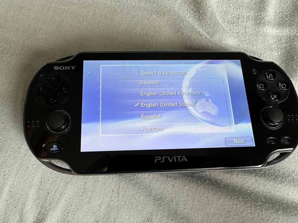 Sony PlayStation Vita PCH-1001 - Goede staat, werkt perfect, Spelcomputers en Games, Ophalen of Verzenden, Gebruikt, Zwart, Met camera