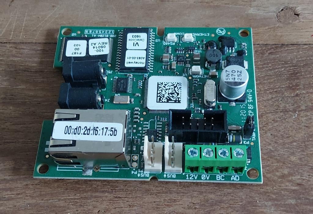 Honeywell Galaxy Ethernet Kaart A083-00-01, Computers en Software, Netwerkkaarten, Zo goed als nieuw, Ophalen of Verzenden