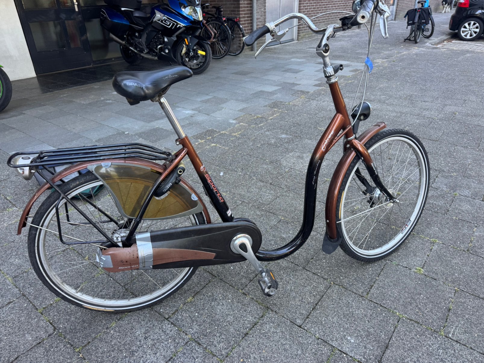 Sparta entree lage instapfiets seniorenfiets man/vrouw, Fietsen en Brommers, Ophalen, Sparta, Gebruikt, Velgrem