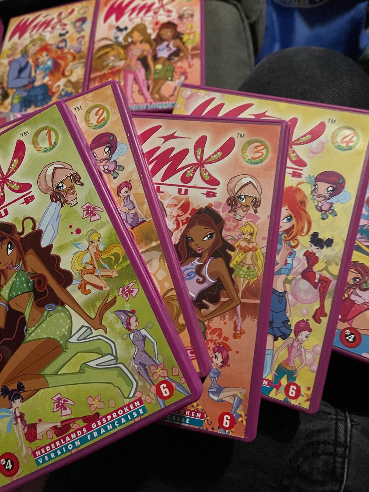 Winx Club DVD Boxen - Seizoen1  1 t/m 4  gesproken, Gebruikt, Seizoen 1, Alle leeftijden, Science Fiction en Fantasy
