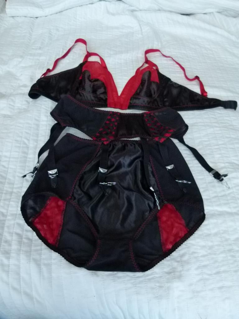 What katie did, Kleding | Dames, Ondergoed en Lingerie, What Katie Did, Verzenden, Zwart, Setje