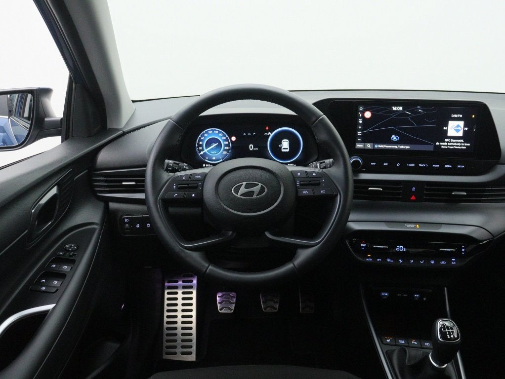 Hyundai Bayon 1.0 T-GDI Premium | All-seasonbanden | Full op, Auto's, Hyundai, Gebruikt, 1095 kg, Blauw, Origineel Nederlands