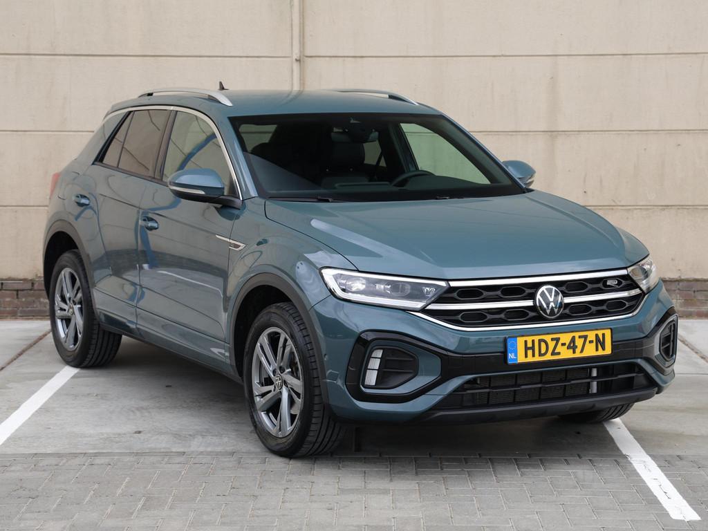 Volkswagen T-Roc 1.5 TSI R-Line Edition 150PK DSG | Led | Tr, Auto's, Volkswagen, Stof, 4 cilinders, 150 pk, Blauw