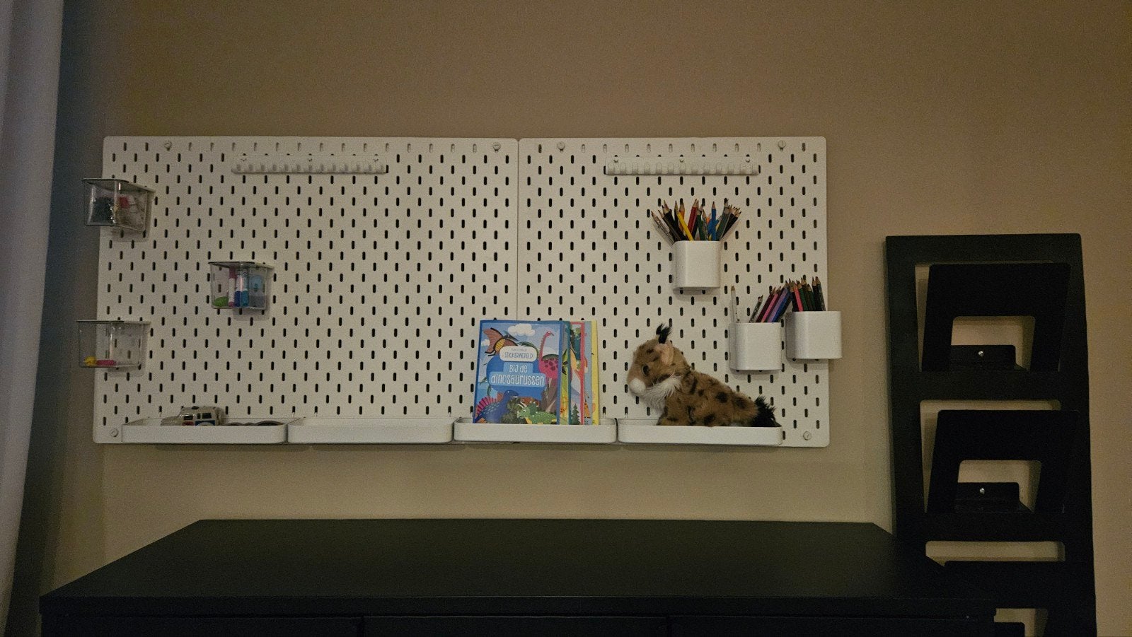 IKEA Skadis pegboard met accessoires, Ophalen, Hout, Zo goed als nieuw, Modern