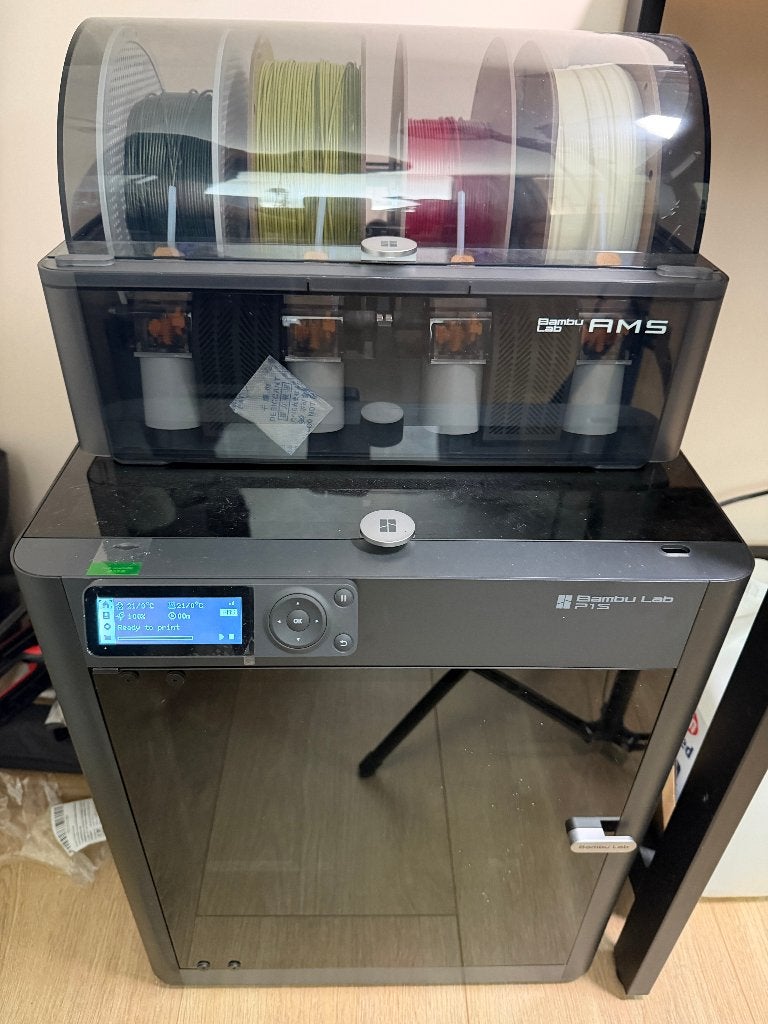 Bambu Lab P1S + AMS - firmware 01.06 - 712 uur, Computers en Software, Ophalen, Gebruikt, Filament
