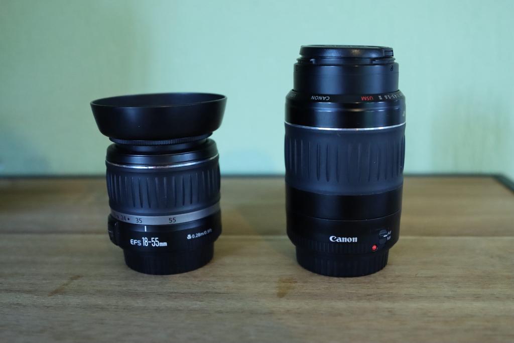 Canon ultrasonic zoomlens 55-200mm, Audio, Tv en Foto, Fotografie | Lenzen en Objectieven, Ophalen, Gebruikt, Telelens, Zoom