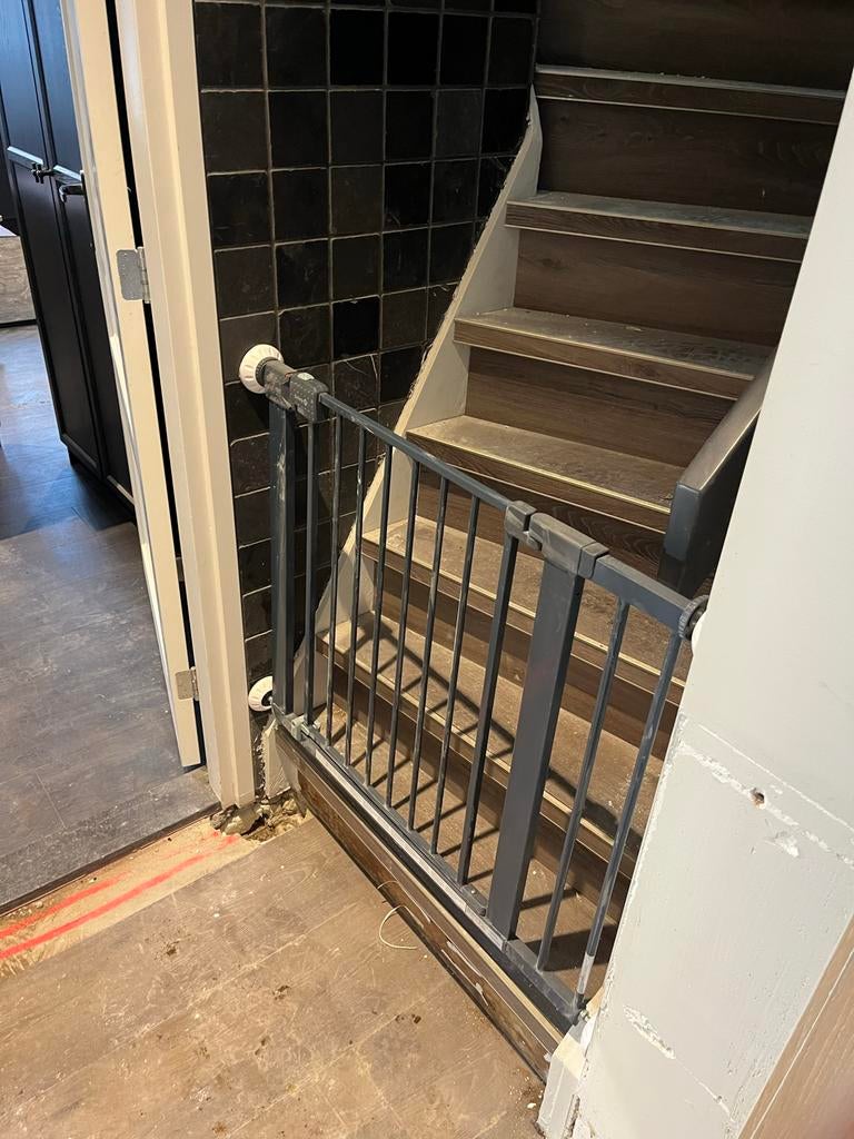 2x Traphekje zonder boren met verlengstuk, Gebruikt, 100 tot 115 cm, Ophalen of Verzenden, Klemhekje