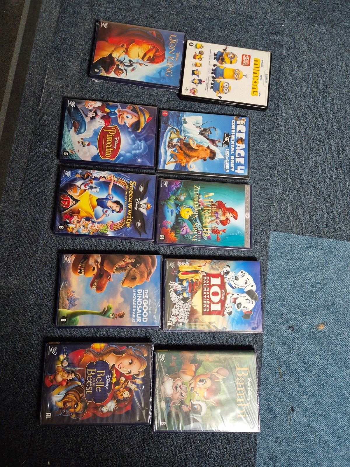 10 gesealde Disney/Animatie DVD's - Nieuw in verpakking, Animatie, Verzamelbox, Alle leeftijden, Ophalen of Verzenden