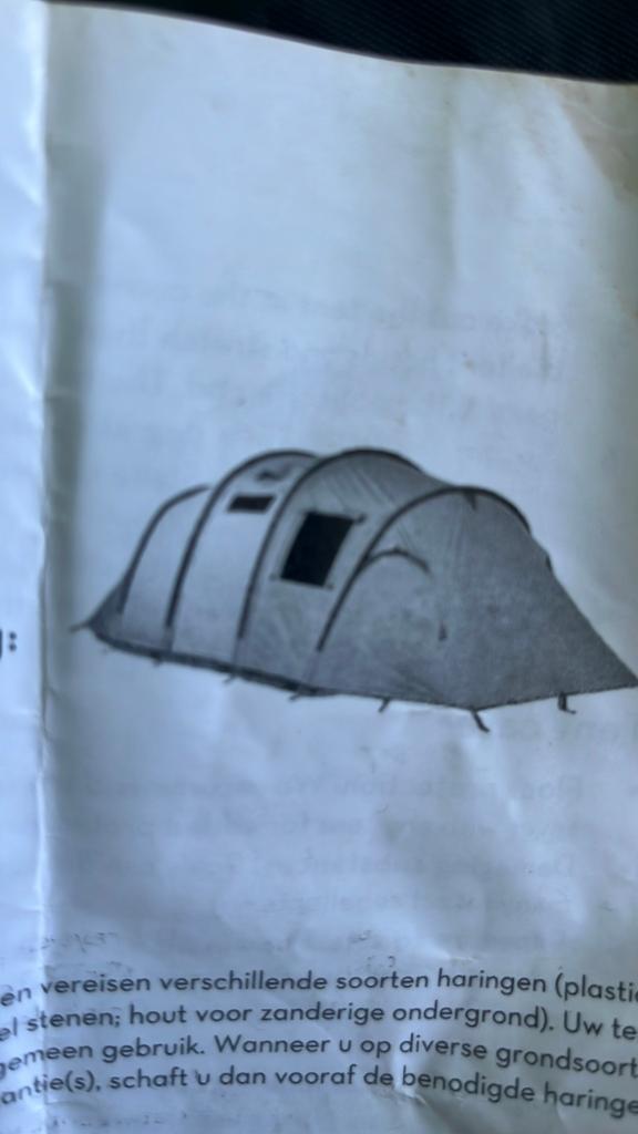 Grote familie tunneltent Carl Denig Zwerver, Ophalen, Gebruikt