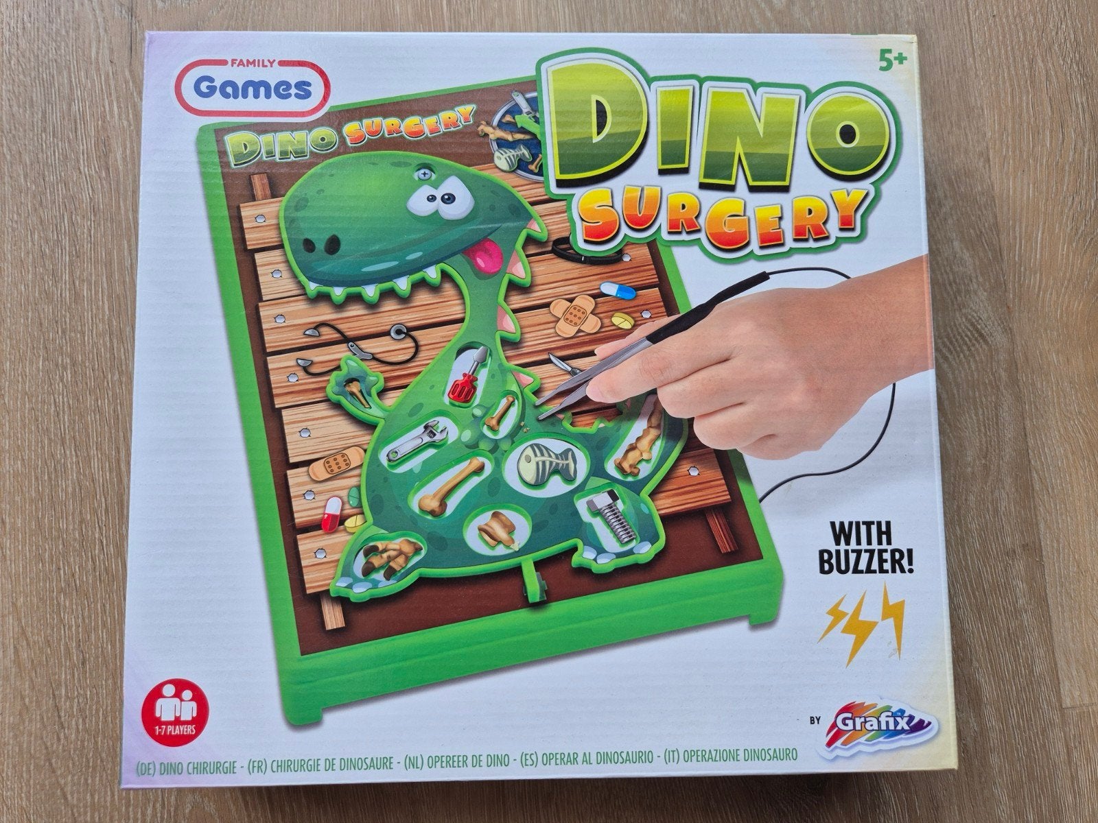 Dino Surgery Spel - Operatie Spel met buzzer, Kinderen en Baby's, Speelgoed | Educatief en Creatief, Zo goed als nieuw, Ophalen of Verzenden