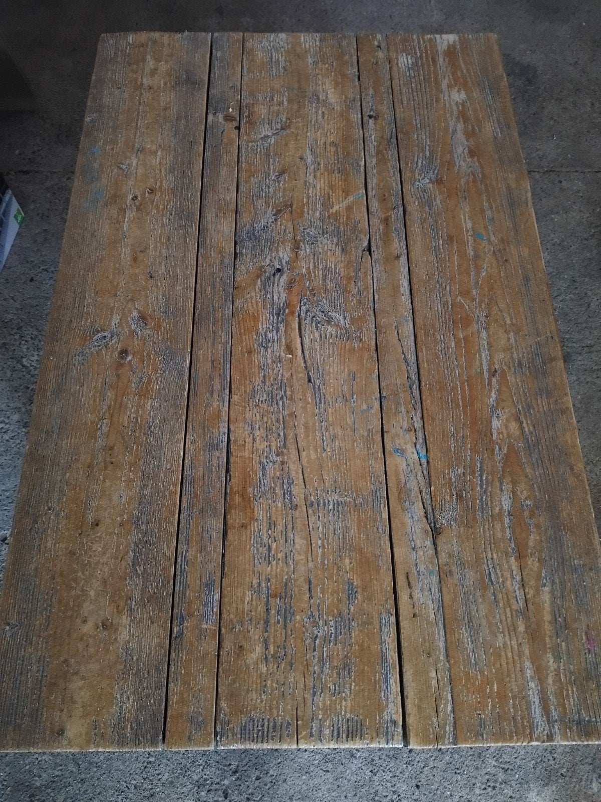 Landelijke tafel, Huis en Inrichting, Tafels | Salontafels, Gebruikt, 100 tot 150 cm, Minder dan 50 cm, Rechthoekig