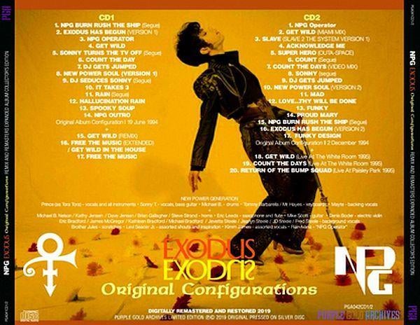 Prince NPG - Exodus Original Configurations 2CD, Verzenden, Nieuw in verpakking