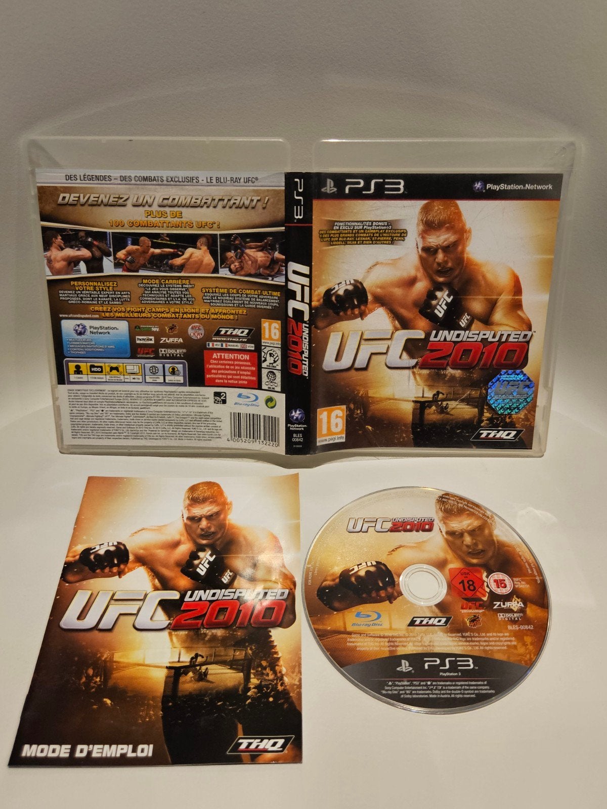 UFC Undisputed 2010 PS3, Vechten, 2 spelers, Ophalen of Verzenden, Zo goed als nieuw