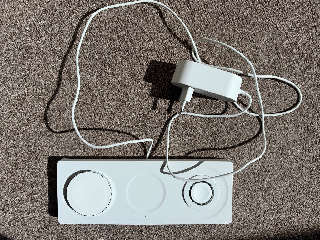 Belkin 93981 MagSafe 3-in-1 draadloze oplader snellader, Draadloze oplader, Ophalen of Verzenden, Zo goed als nieuw, Apple