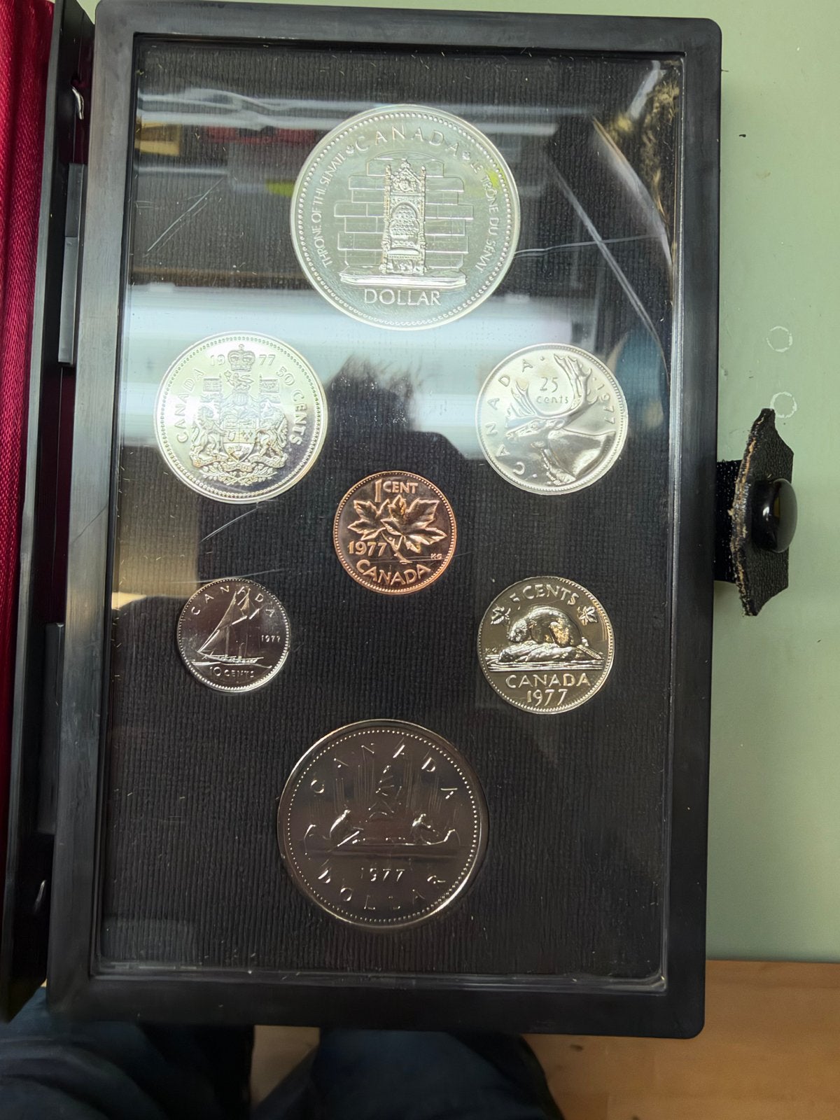 Canadese munten set 1977 - Dubbel geslagen, Verzenden, Noord-Amerika, Setje, Zilver