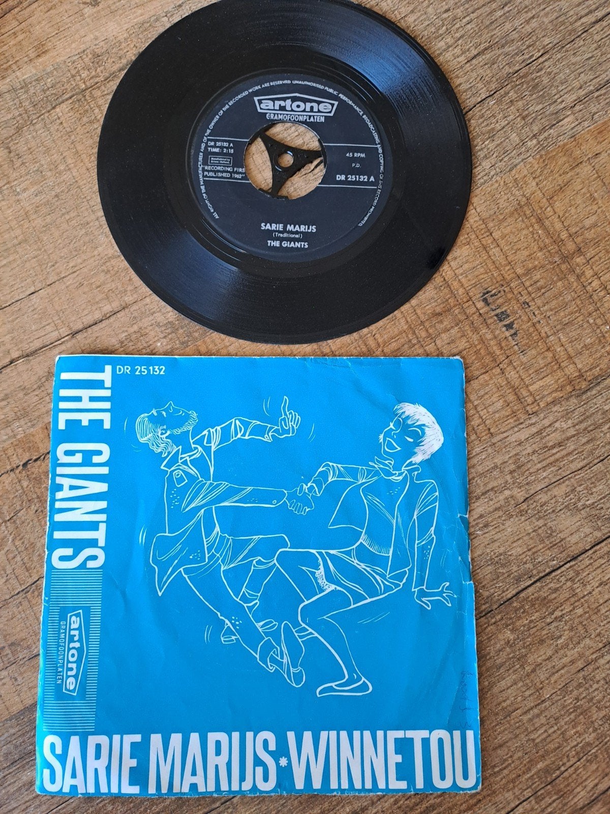 The Giants - Sarie Marijs / Winnetou (Single, Artone), Gebruikt, Fotohoes, 7 inch, Single
