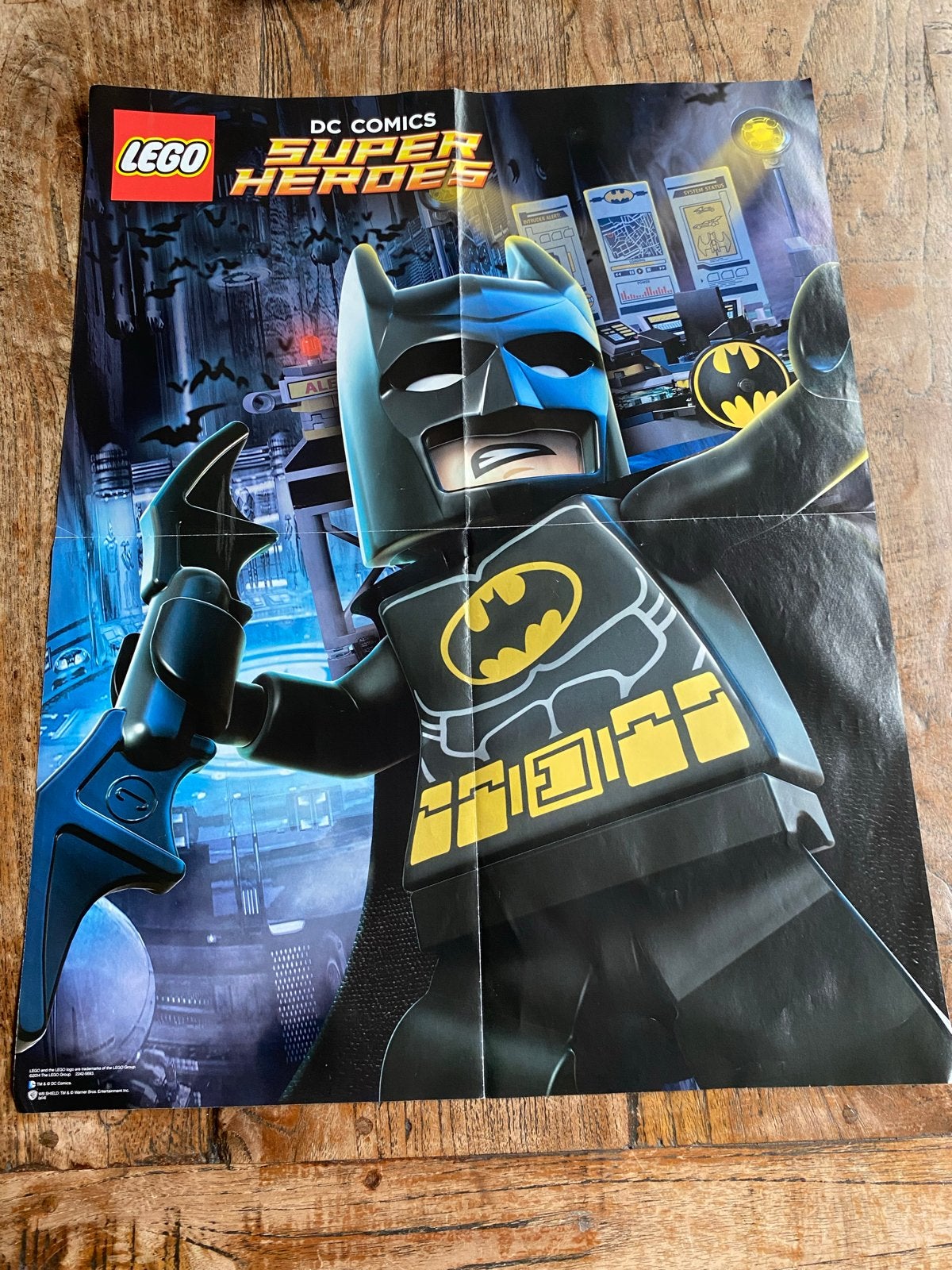 Lego Batman DC Comics Super Heroes Poster, Ophalen of Verzenden, A1 t/m A3, Film en Tv, Rechthoekig Staand