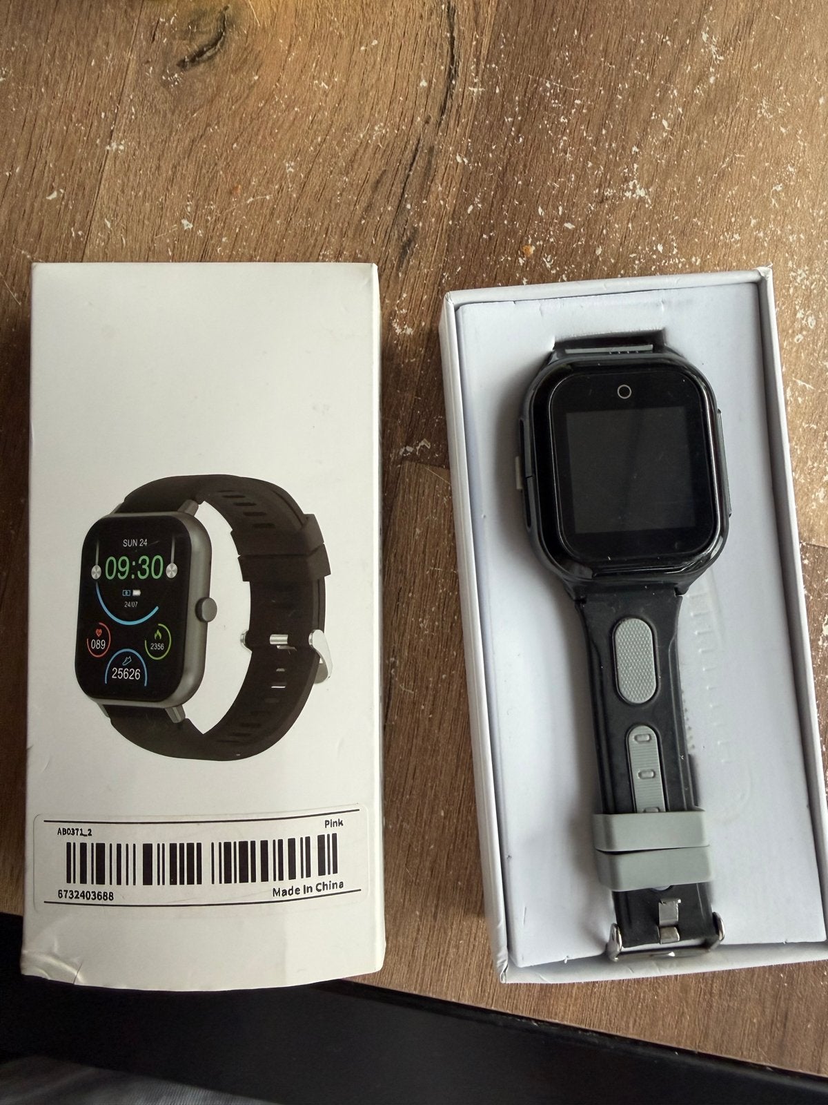 Smartwatch voor kinderen - Zwart, Ophalen of Verzenden, Slaap, Zo goed als nieuw, Zwart
