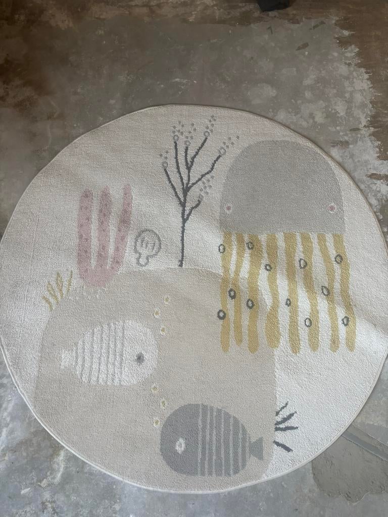 Zo goed als nieuw vloerkleed kinderkamer, Ophalen of Verzenden, Zo goed als nieuw, Rond