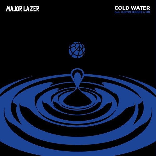 .MAJOR LAZER CD SINGLE COLD WATER, Cd's en Dvd's, Cd Singles, Zo goed als nieuw, Pop, 6 singles of meer, Ophalen of Verzenden