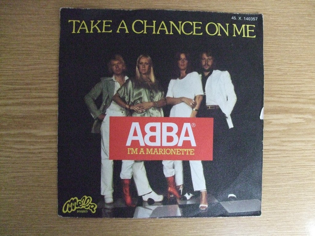 ABBA     TAKE A CHANCE ON ME / I'M A MARIONETTE, 7 inch, Ophalen of Verzenden, Zo goed als nieuw, Pop