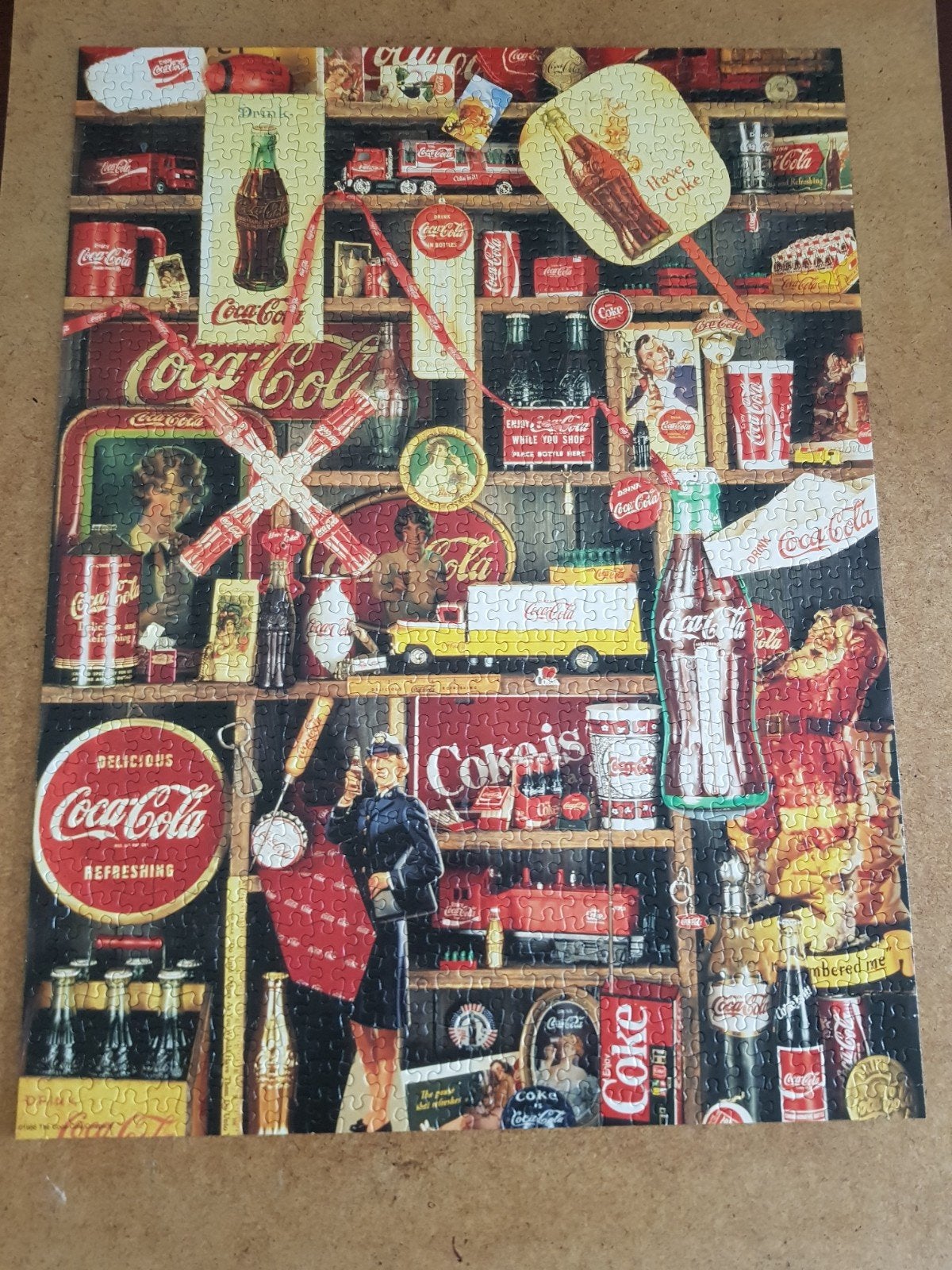 Coca-Cola 1000 stukjes legpuzzel, Ophalen of Verzenden, Zo goed als nieuw, Overige typen