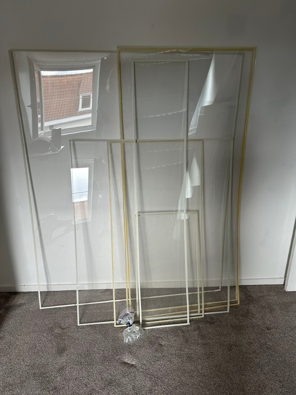 Plexiglas, Doe-het-zelf en Verbouw, Glas en Ramen, Gebruikt, Minder dan 80 cm, Ophalen
