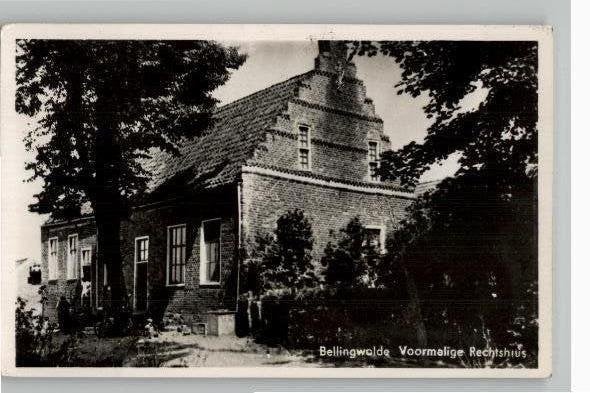 Bellingwolde Voormalig Rechtshuis  st 1949, Verzenden, 1940 tot 1960, Gelopen, Groningen