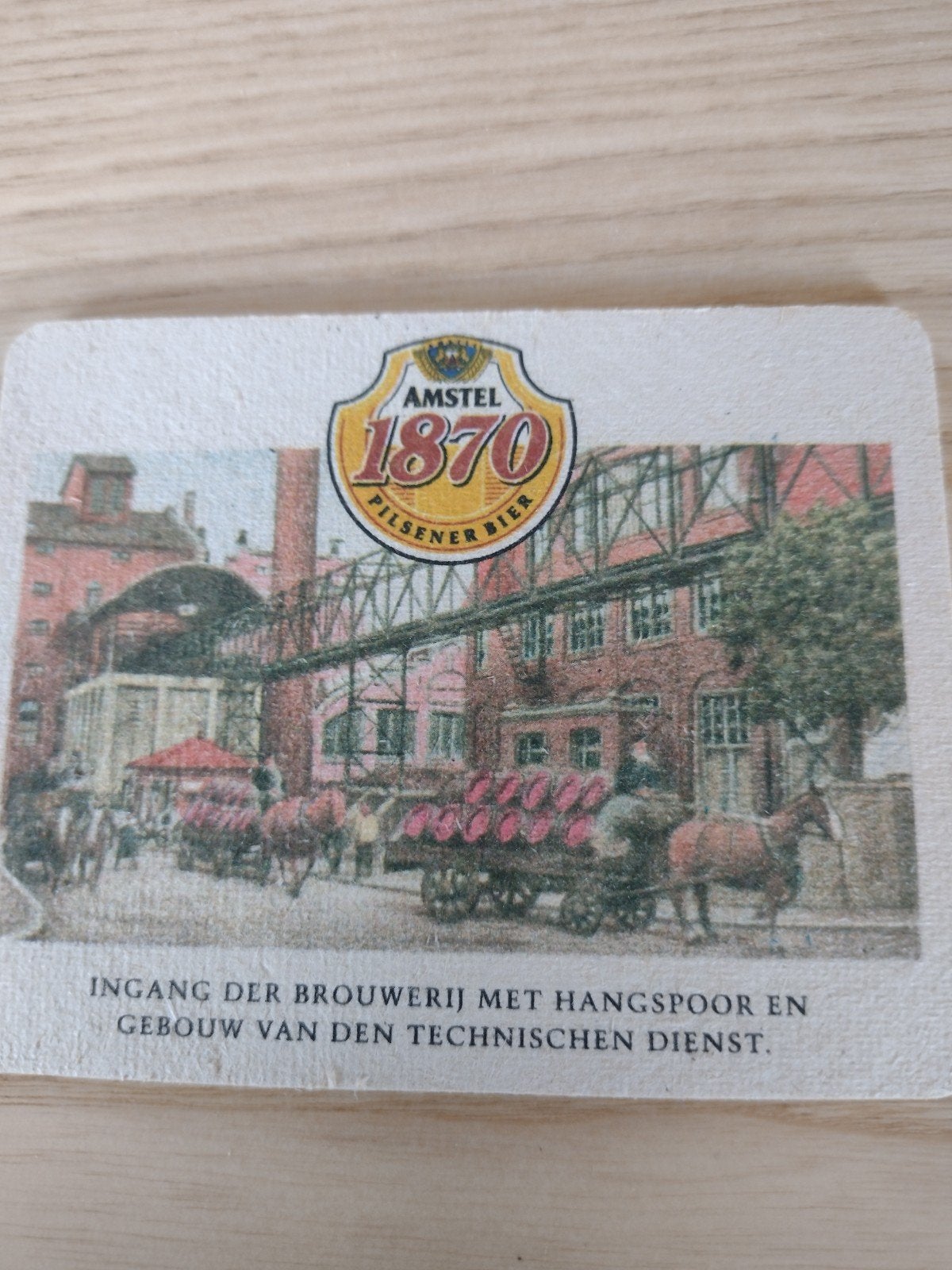 Amstel 1870 Pilsener Bier Onderzetters in Blik, Gebruikt, Gebruiksvoorwerp, Onbekend, Ophalen of Verzenden