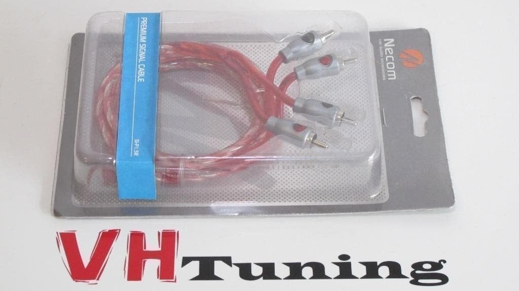 Necom SI-P1,5R twisted RCA signaal kabel 1,5M, Ophalen of Verzenden, Nieuw