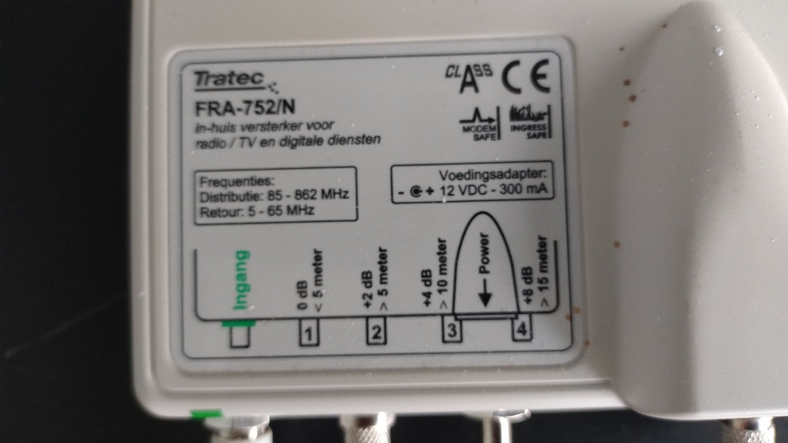 Coax signaal versterker, Ophalen of Verzenden, 120 watt of meer, Overige merken