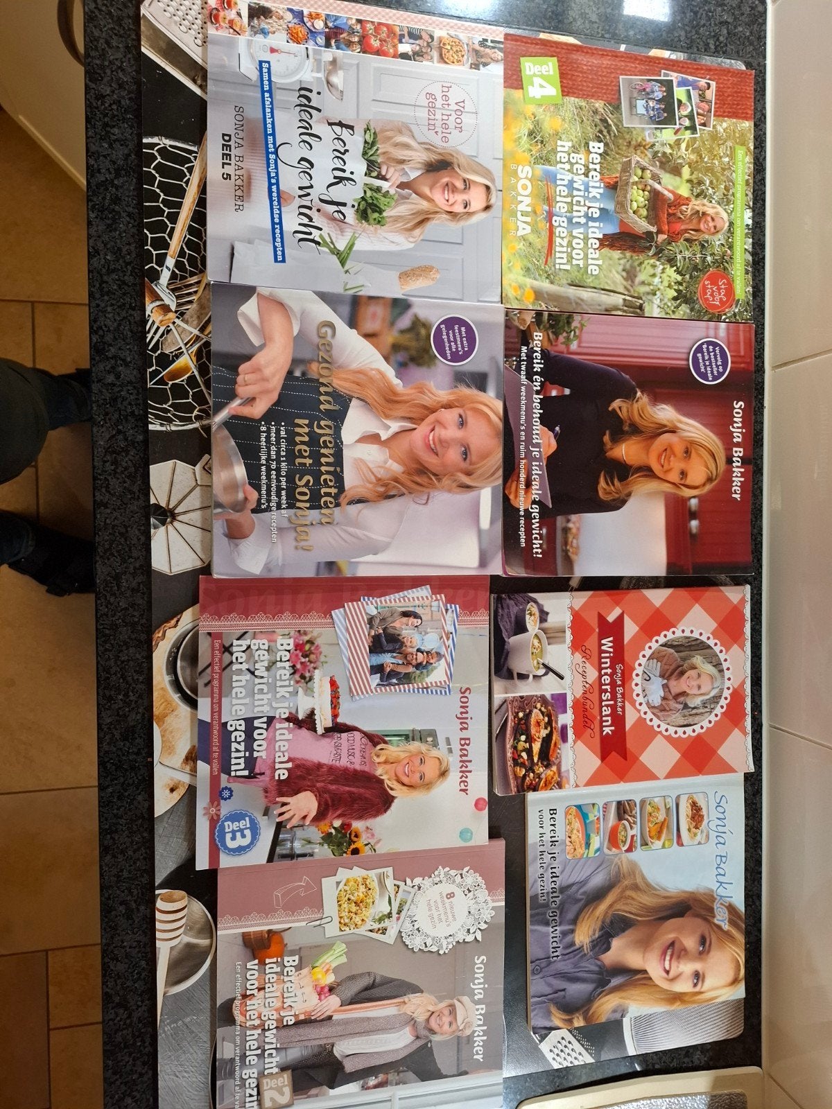 8 Sonja Bakker boeken - Gezond koken en afvallen, Ophalen of Verzenden, Zo goed als nieuw, Sonja Bakker, Gezond koken