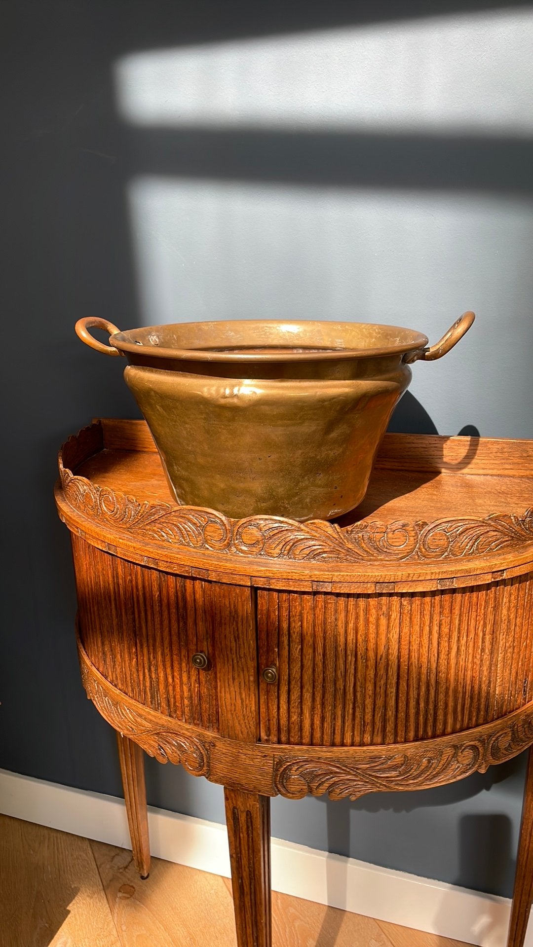 Koperen bloempot, Ophalen of Verzenden