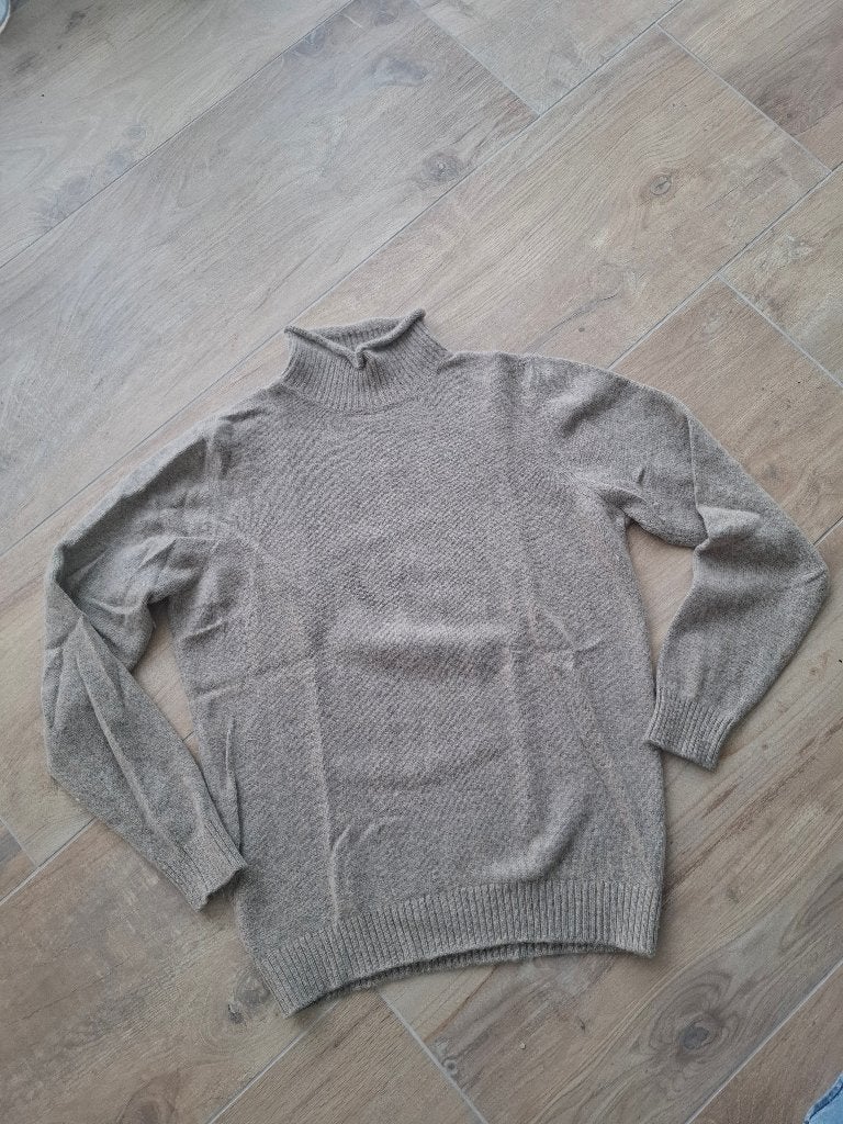 Profuomo - coltrui - beige - maat M - 75% alpaca, Maat 48/50 (M), Beige, Ophalen of Verzenden, Profuomo