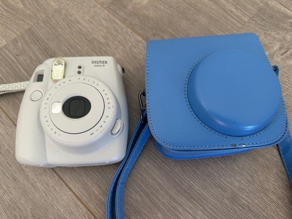Fujifilm Instax Mini 9 met tas, Audio, Tv en Foto, Fotocamera's Digitaal, Gebruikt, Instant camera, Ophalen of Verzenden, Fujifilm
