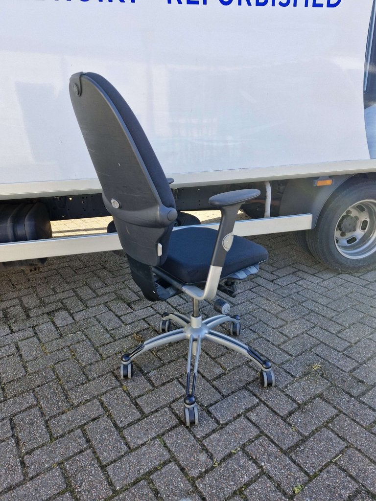 RH Extend Large bureaustoel ( nieuwe zwarte stof ), Blaak 28 Rotterdam, Flokk Netherland, Zwart, Ophalen of Verzenden