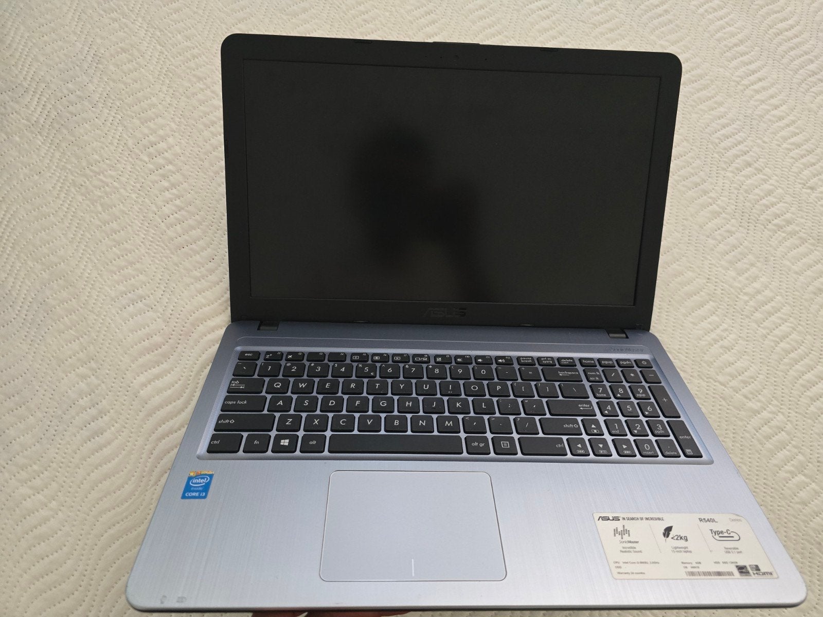 ASUS R540L Laptop - Goede staat, lichte gebruikssporen, Ophalen, Gebruikt, 2 tot 3 Ghz, ASUS