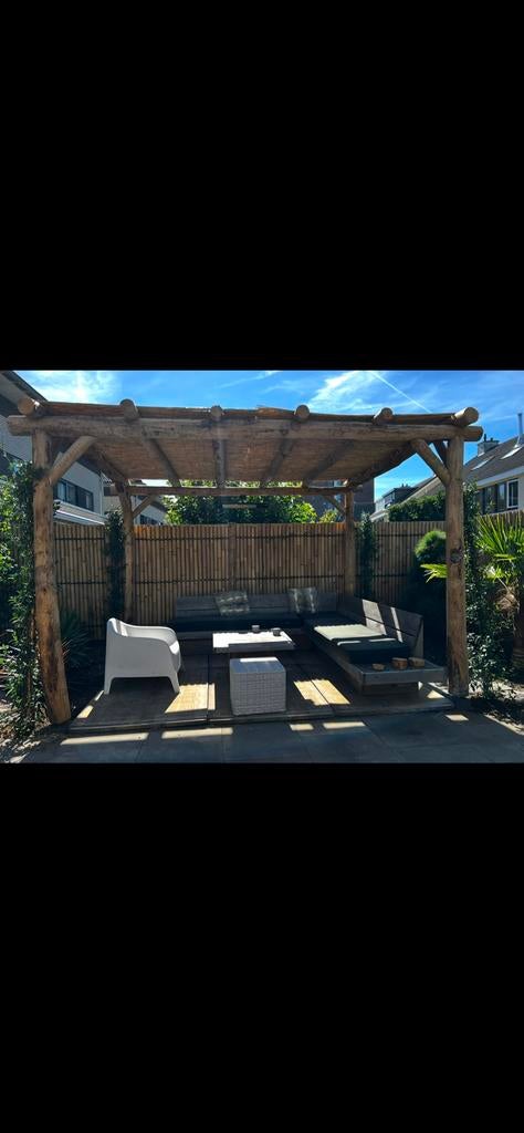 Tuinbank met tafel, Tuin en Terras, Ophalen